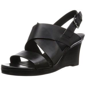 Cole Haan Penelope Wedge Black Leather